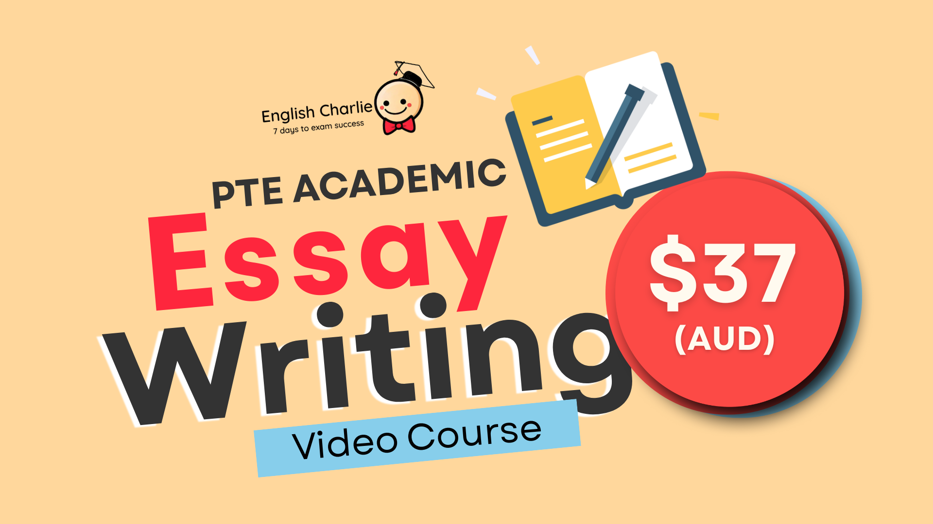 Charlie's PTE Essay Writing Course cover